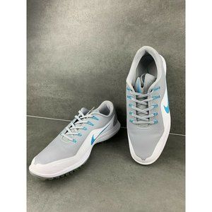Nike Lunar Control Vapor 2 Golf Shoes Wolf Gray/White-Blue Men's 9.5 #899633-001